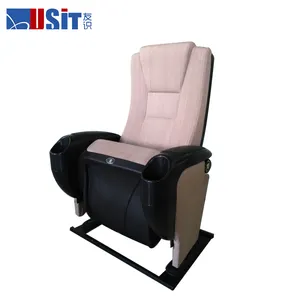 Silla de cine USIT UA638D de alta calidad, silla de teatro barata, tela cómoda, silla de cine CIFF Canton Fair, asiento de teatro