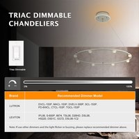 Lámpara de Techo LED de Lujo con Anillo Circular, Estilo Moderno para Comedor y Sala de Estar, en Dorado/Blanco/Negro