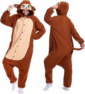 <span class=keywords><strong>Pijamas</strong></span> <span class=keywords><strong>de</strong></span> Forro Polar Térmico Suave <span class=keywords><strong>de</strong></span> Primera Calidad con Bordado <span class=keywords><strong>de</strong></span> <span class=keywords><strong>Animales</strong></span>, con Capucha Delantera, al por Mayor, Ropa <span class=keywords><strong>de</strong></span> Dormir para Parejas, Mujeres y Hombres - Product Image 1