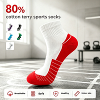 Chaussettes de sport respirantes, douces, confortables et saines en coton personnalisées