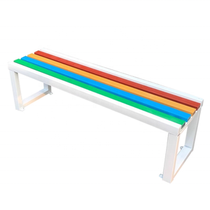 Fabrikverkauf: Moderne, wetterfeste und bequeme Holz-Wartebank für Parks und Plätze - Product Image 2