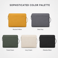 Housse pour ordinateur portable en Oxford légère et imperméable avec poignée, grande capacité, pour ordinateur portable de 13, 14, 15,6 pouces, sac pour les voyages quotidiens