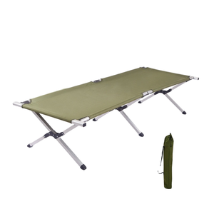 Cama de Camping Plegable de Aleación de Aluminio Superligera para Exteriores, Cama de Campaña Portátil, Cama Plegable de Emergencia, Venta al por Mayor - Product Image 1