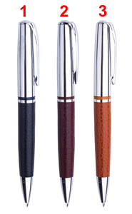 Superior Quality Luxury PU Leather New Customized Logo Printed Business Novelty Metal Ballpoint <b>Pen</b> for Gifts - Product Image 6
