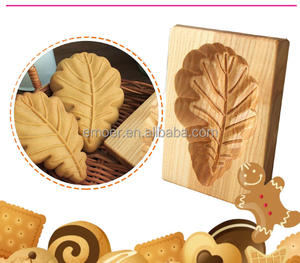 Moule <span class=keywords><strong>en</strong></span> bois de hêtre pour biscuits et gâteaux <span class=keywords><strong>en</strong></span> forme de poule, sapin de Noël, œuf de Pâques, lampe, mouton, champignon, feuille d'érable - Product Image 6