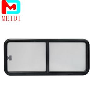 Vente en gros de fenêtres latérales coulissantes en verre acrylique simple face avec cadre en alliage d'aluminium pour caravanes, camping-cars et accessoires de camping-cars - Product Image 1