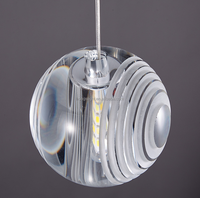 Lámpara Colgante Moderna de Cristal con 3 Bombillas, Iluminación Blanca Neutra, Altura Ajustable, Acabado Cromado, Fácil Instalación