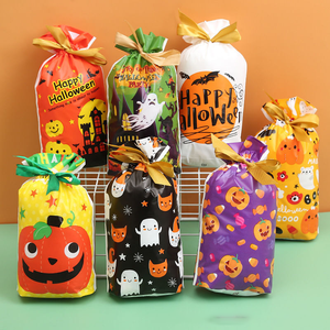 Bolsa de regalo para fiesta de fantasmas de Halloween con tema de vacaciones, paquete con cordón, cinta de bolsillo, tipo de plástico, venta al por mayor de marca vietnamita - Product Image 5
