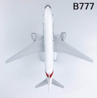 Modèle réduit d'avion Emirates A380 A340 B777 à l'échelle 1:400, 16 cm, en alliage, avec trains d'atterrissage, jouets éducatifs sur l'aviation