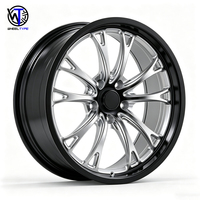Velg Tempa 5X112 5X130 5x120 5x114.3 6x139.7/5.5/135 mm 15 16 17 18 Inch Hitam Aluminium Alloy Beadlock untuk Mobil Balap Drag