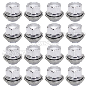 16 écrous de roue en alliage M12 x 1,5 de 19 mm pour FORD FIESTA, FOCUS, KA, MONDEO, C-MAX 1989-2014 - Product Image 1