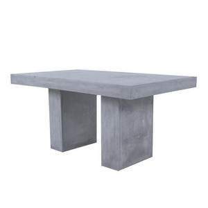Tabourets et tables à manger de style Wabi-sabi rétro en ciment, tables à manger rectangulaires et rondes de haute qualité pour hôtels et bureaux - Product Image 1