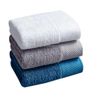 100% katun bintang lima logo kustom Hotel diperbesar dan menebal 700 gram handuk mandi besar mewah - Product Image 6