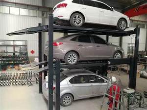 Elevador de Autos Eléctrico Hidráulico de 4 Postes y 3 Niveles, Entrega Rápida, Elevador de Autos en Oferta, Fácil de Usar, Elevador de Garaje - Product Image 4