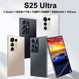S25 Ultra 7.3 pollici grande schermo HD 16GB + 1TB portaoggetti 5G all'ingrosso con CPU Decacore <span class=keywords><strong>e</strong></span> 108MP fotocamera posteriore LTE cellulare - Product Image 6