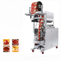 Machine industrielle automatique de remplissage de sachets pour Doypack et sachets verticaux, pour le comptage et l'emballage de sauces