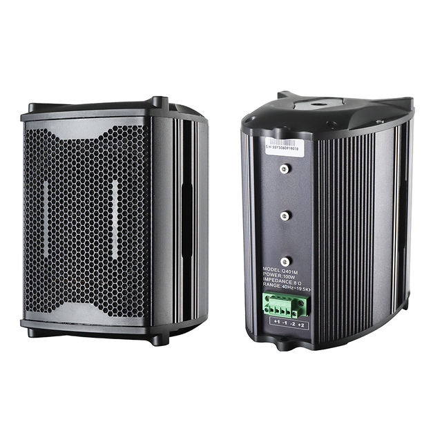 LS3 Q Series Column Speaker with Aluminium Shell XLR Connectivity High Power Output Mono Audio 4/8 Ohm Impedance