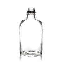 Industria de bebidas, botella de licor de vidrio para café, fermentación fría plana, 200ml