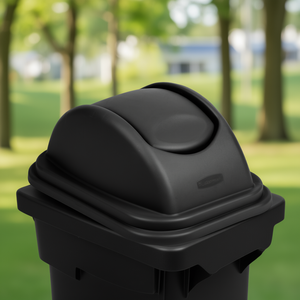 Coperchio ribaltabile Rubbermaid per bidone dei rifiuti da 39 litri, nero - Product Image 3