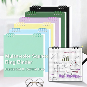 <span class=keywords><strong>Quaderno</strong></span> con Anelli Quadrati, Carte Perforate, Registro Personalizzabile, Timbro Commemorativo - Product Image 1