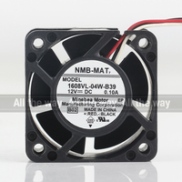 NMB 5V 24V 48V DC 12V 0.10A AC EC 4020 40X40X20MM 4CM Mute Double Roulement À Billes Commutateur Ventilateur Trois Fils 1608VL-04W-B39 Ventilateur De Refroidissement