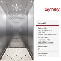 Syney 10-Personen-Personenlift Energie-und platzsparendes modernes Design AC Drive 800kg Preis