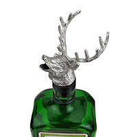 Verseur à vin créatif en forme de tête de cerf, aérateur pour vin rouge, whisky, liqueur, bec verseur pour bouteille, accessoires de bar, cadeau pour la maison, les fêtes, les entreprises
