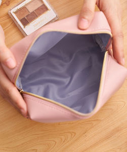 Custom Logo Round Ring Necklace Hanging Jewelry Organizer Leather Luxury Velvet <b>Bracelet</b> Pendant Travel Jewelry Storage Bag - Product Image 5