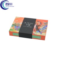 Caja de Regalo Exclusiva con Tapa y Base de Papel Recubierto, Impresión a Color con Logotipo Personalizado, Caja de Embalaje de Lujo para Jabones Perfumados y Cosméticos