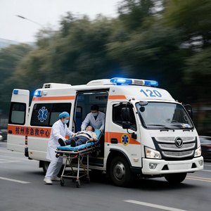 Ambulance de transport de patients Foton 4X2, type diesel/essence, pour secours d'urgence hospitalier, <span class=keywords><strong>prix</strong></span> direct usine - Product Image 2