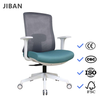 Chaise de bureau à coussin épais, soutien lombaire, réglage manuel, respirante, siège de travail pour ordinateur, vente directe usine