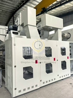 Machine de thermocollage pour matériaux insonorisants et rembourrage thermocollé pour textiles de maison