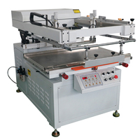 Machine d'impression sérigraphique à plat semi-automatique économique grand format S-JY80120PV, nouvelle machine d'impression sérigraphique à haute précision pour l'impression d'étiquettes sur papier