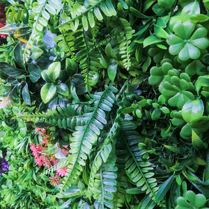 Muro Vertical de Plantas Artificiales, <span class=keywords><strong>Seto</strong></span> de Boj de Plástico con Flores, Protección UV, Valla de Vegetación <span class=keywords><strong>Artificial</strong></span>, Tamaño Personalizado para Jardín y Parque - Product Image 5
