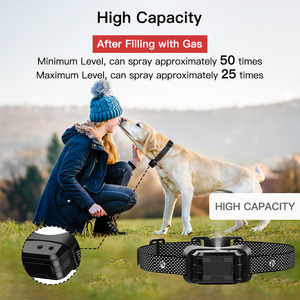 330 yardas Humane Dog Spray Bark Collar 3 modos Spray Vibration Beep Anti Barking Training Collar Spray Dog Collar - Product Image 3