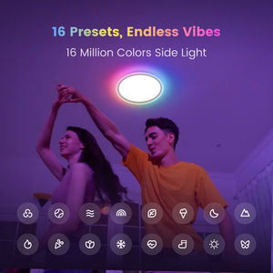 Lámpara de Techo Inteligente <span class=keywords><strong>YEELIGHT</strong></span> Mars 400, Aplicación Mijia, 16 Millones de Colores RGBICWW, Luz Lateral, Compatible con las Principales Plataformas AIoT - Product Image 1