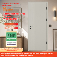 Porte intérieure en composite bois-plastique (WPC) résistante aux termites, imperméable et à double protection, non déformable