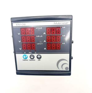 มิเตอร์วัดไฟฟ้าดิจิตอล YULING EM-06 แบบสามเฟส แสดงผลโวลต์ แอมแปร์ ความถี่ ลำดับเฟส ความแม่นยำ 12 1 1% - Product Image 1