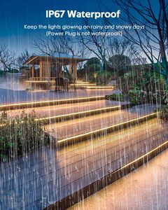 Vente en gros Bande Cob AC110V 220V 288leds/m IP67 100 m/rouleau 3000k 4000k 6500k Blanc Haute Luminosité Extérieur Flex Cob Bande Lumineuse Led - Product Image 4