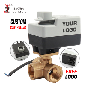 RTS DN15 1/2 "<span class=keywords><strong>3</strong></span> Fios 2 Controle T L Tipo <span class=keywords><strong>3</strong></span> Vias Elétrica Motorizada Válvula De Água Com Atuador - Product Image 1