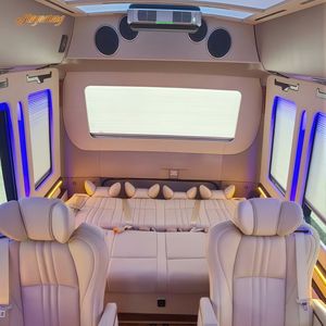 โซฟาเบดไฟฟ้าปรับเอนได้สุดหรูสำหรับรถตู้ไฮเอซ คราฟเตอร์ เมอร์เซเดส สปรินเตอร์ หุ้มหนังพรีเมียม สำหรับตกแต่ง<span class=keywords><strong>ภายใน</strong></span>รถบ้าน - Product Image 6