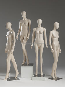 卸売ベージュ全身マネキン女性モデルマネキン女性ボディ曲線エレガントな店の服のディスプレイのための全身 - Product Image 2