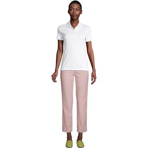 FOXA Women's Supima Cotton <b>Polo</b> Shirt Regular Fit Breathable Pique Fabric <b>White</b> - Product Image 5