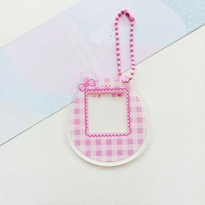 Personalized Kpop Idol Keychain Acrylic Phone Shape <b>Keyring</b> Fashion Trend Gift for Kpop Fans Korean Design Lightweight and - Product Image 1