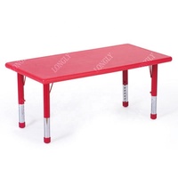 Ensemble table et chaise rectangulaire en plastique de haute qualité pour enfants Design moderne pour un usage commercial dans la salle de bain chambre hôpital