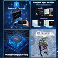 نظام صوت للسيارة ستيريو أندرويد 2Din للسيارة واي فاي 4G سيارة مشغل سيارة لبيجو من أجل WiFi