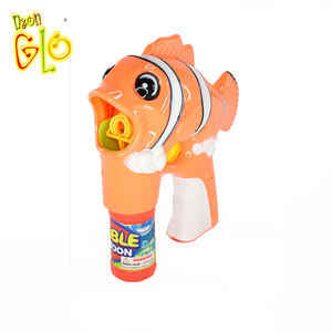 Wholesale Clown Fish Bubble Gun Electric Gun Led Bubble Gun