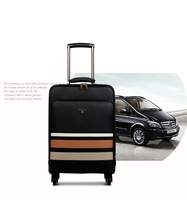 Valise cabine en gros avec mallette, en PU de haute qualité, grande capacité, pour voyages d'affaires et de loisirs, bagage à main
