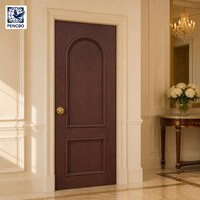 Porte intérieure en MDF laqué, couleur personnalisée, peinte pour villa, salon, hôtel, appartement, chambre à coucher, ODM, OEM, vente en gros d'usine