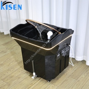 Lavacabezas Portátil Kisen Salon Pipeless con Reposacabezas Ajustable y Ruedas para Spa Capilar Japonés - Product Image 5